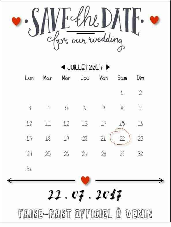 Mes save the date diy - 1