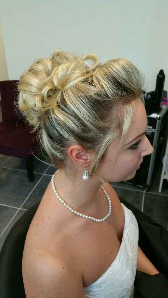 Essaie chignon jour j - 4