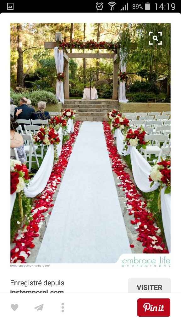 Thème du mariage en rouge et blanc - 11