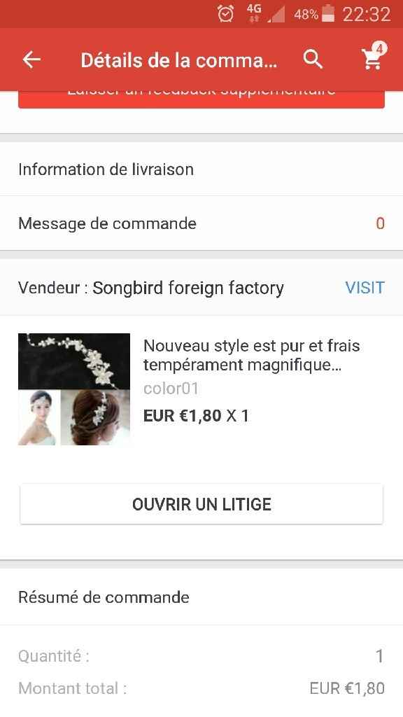 1er colis aliexpress - 1