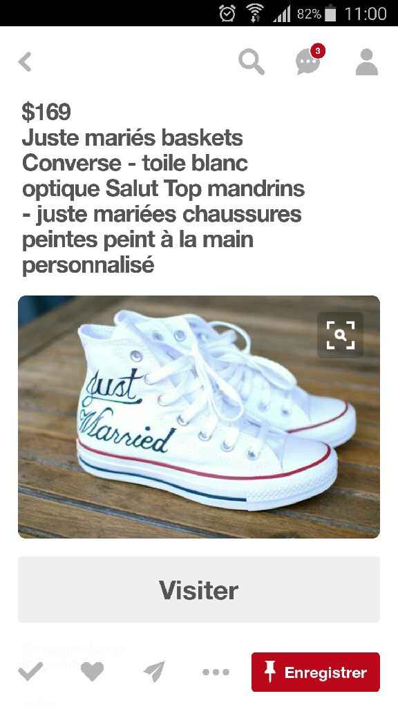 Converses personnalises - 1