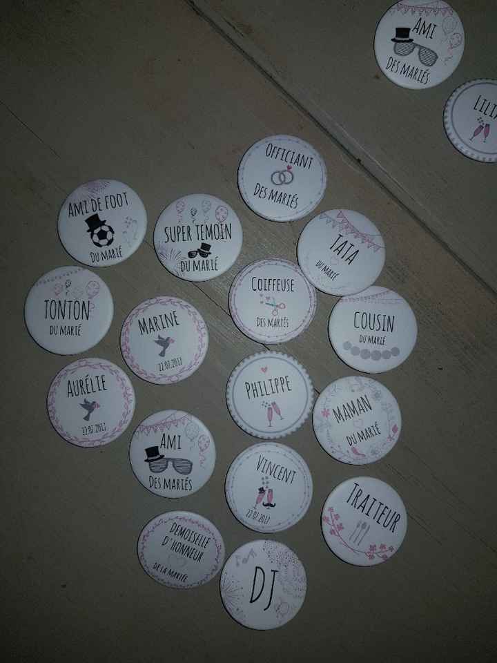 Badges et tasses - 1