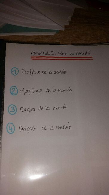 Rangement de mes idées - 5