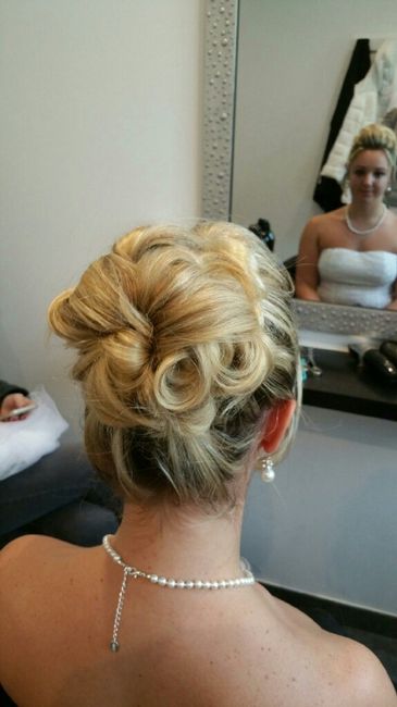 Essaie chignon jour j - 2