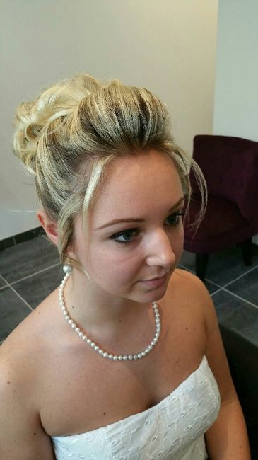Essaie chignon jour j - 3
