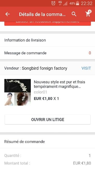 1er colis aliexpress - 1