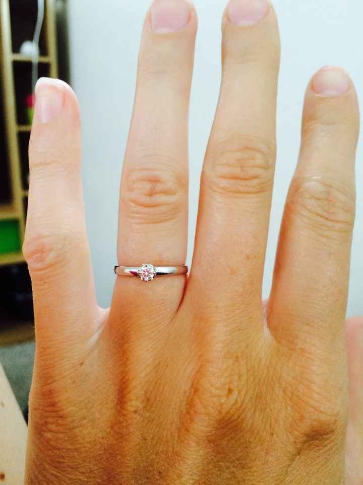 Montrez-nous vos bagues de fiançailles :p - 1