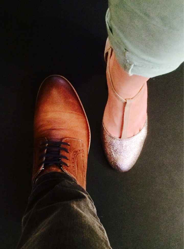 Essai chaussures en couple - 1