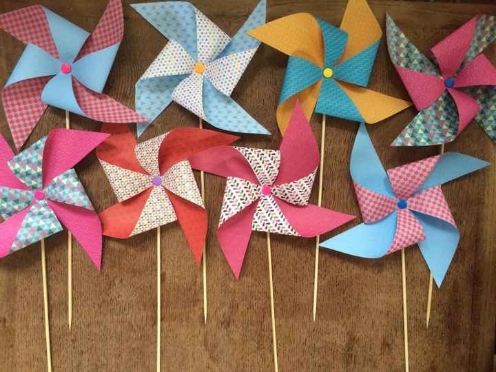 Décoration de mariage avec des origami - 1