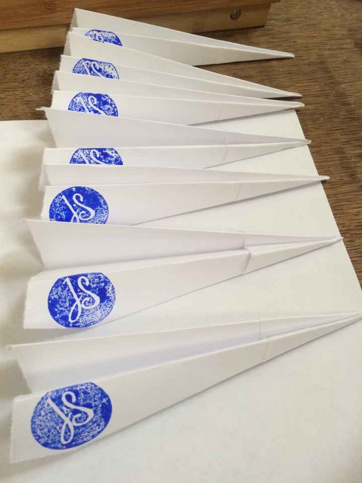 Décoration de mariage avec des origami - 2