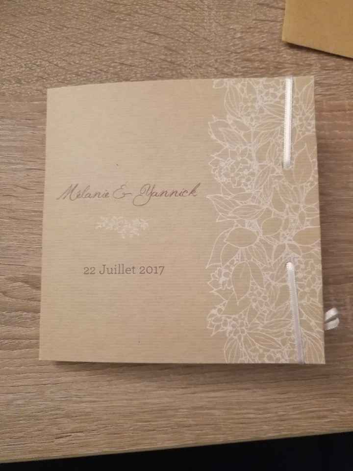 Nous avons reçu nos faire-part - 1