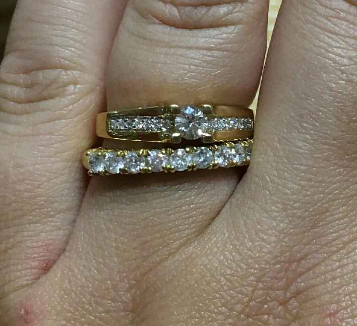 Avez-vous deux bagues : mariage & fiancailles ? - 1