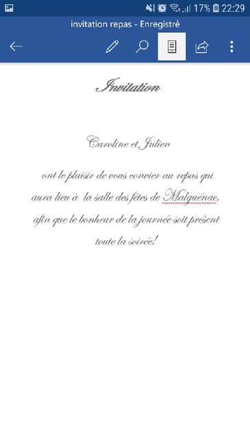 Faire part - 2