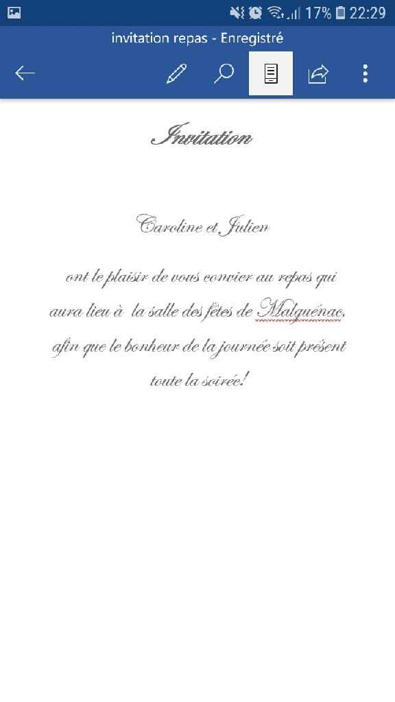 Faire part - 2