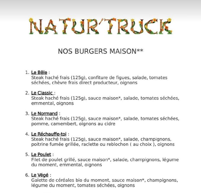  Repas réservé! - 2