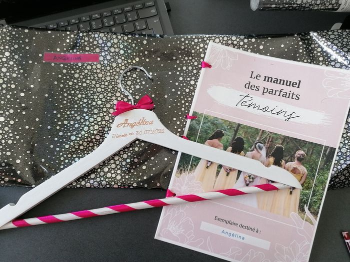 Cadeaux témoins + rubans bouquet 2