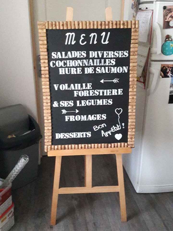 Une ardoise pour le menu - 1