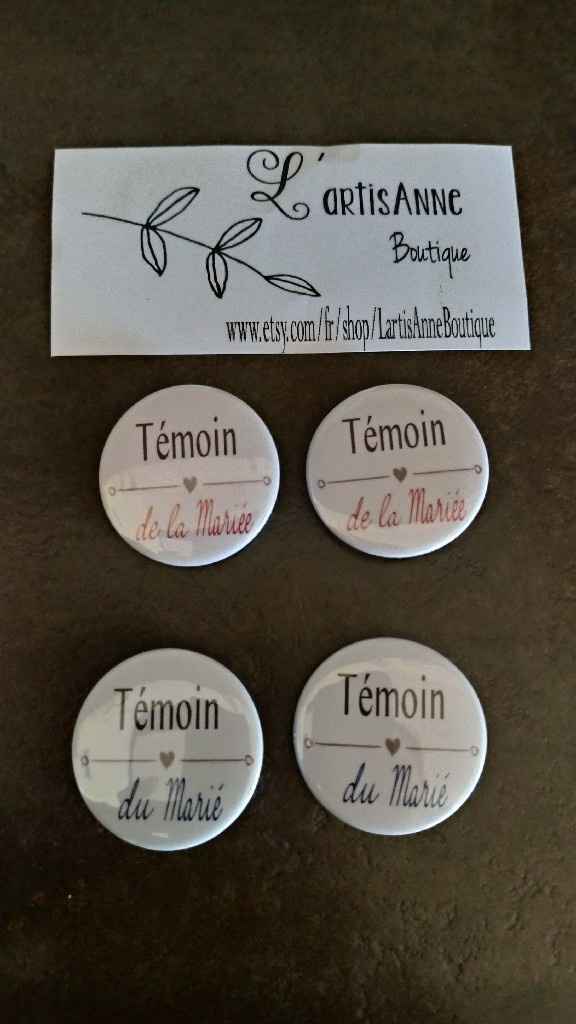 Badges Témoin - 1