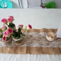 Essai déco table thème champêtre - 2