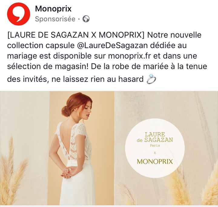Monoprix: offre robe Lagazan - 1