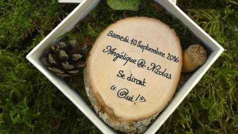 Save the date rustique chic pour les proches seulement - 1