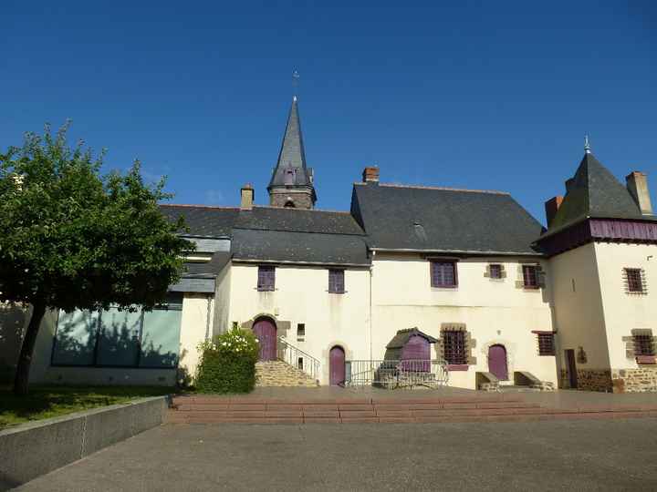 Vu en face de la grange