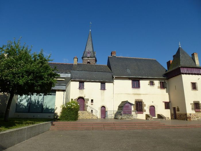 Vu en face de la grange