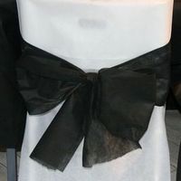 housse de chaisse noir et blanc