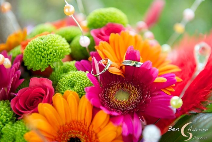 mon bouquet et nos alliances