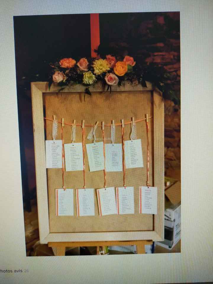 Idée plan de table - 1
