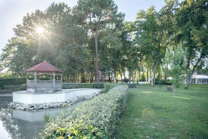 L'extérieur (parc arboré et lac)