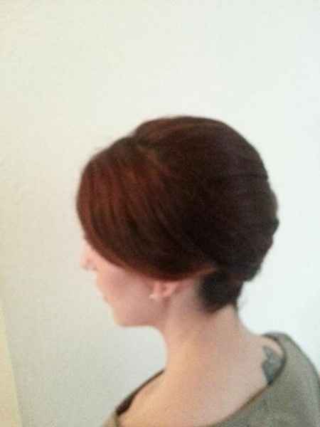 coiffure profil gauche