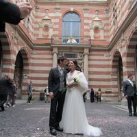 en sortent de la Mairie 