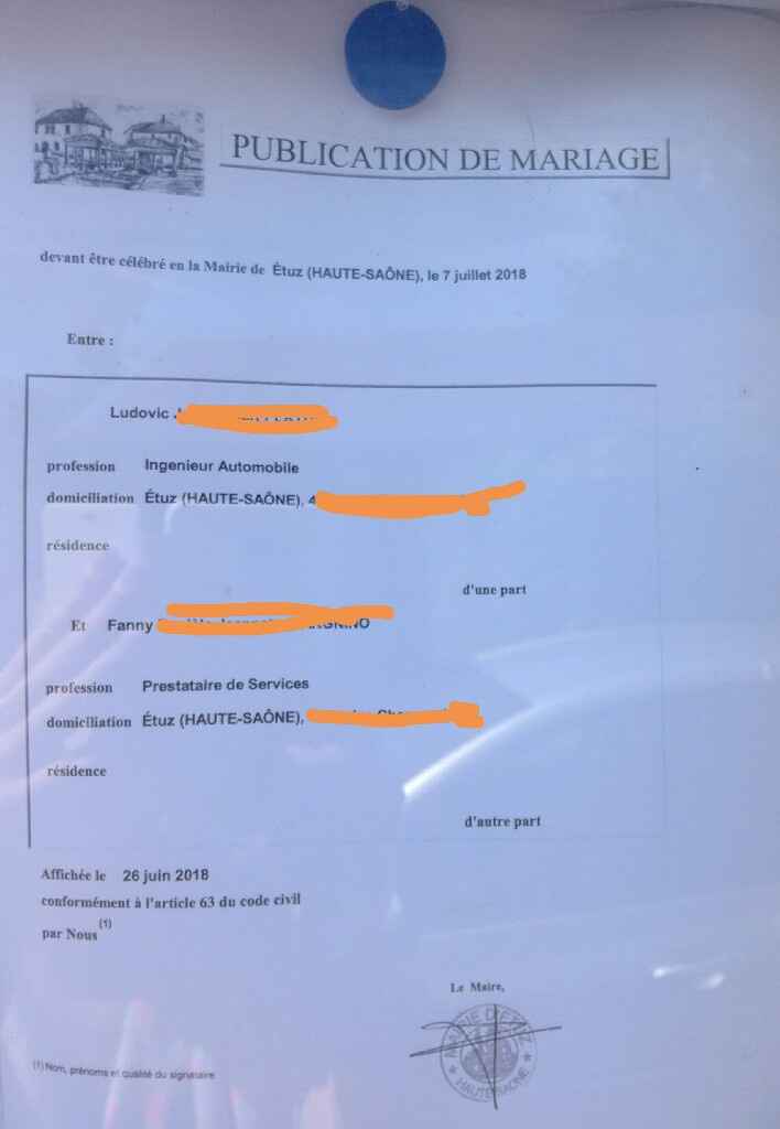 Publication des bancs - 1