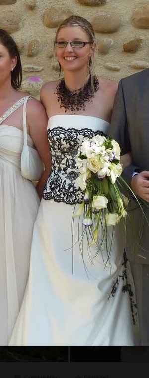 Robe mariée bustier