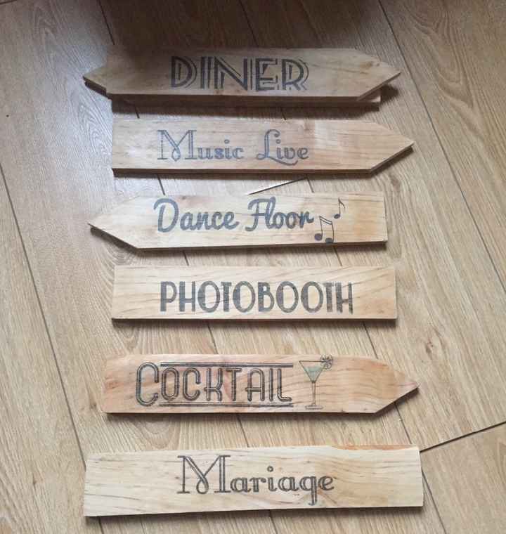 Panneaux directionnels à l'entrée du vh