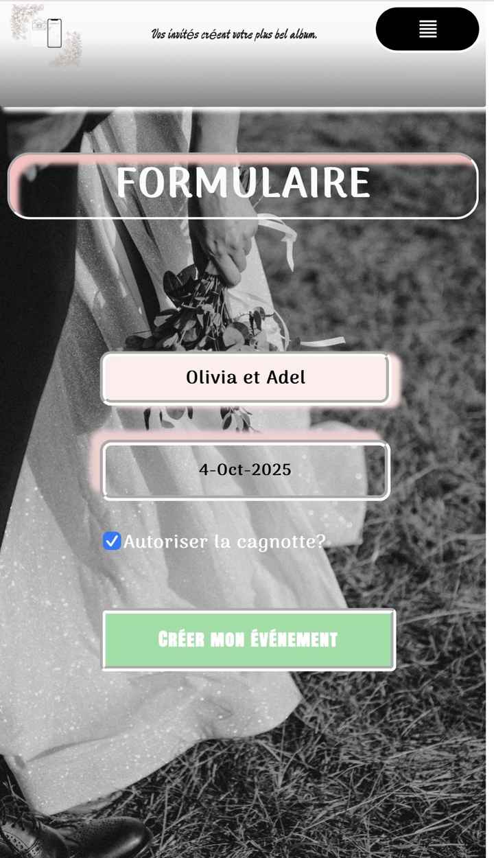 Je me marie le 4 octobre 2025 et .... - 3