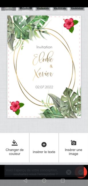 Concours voici mon Faire-part + elodie - 1