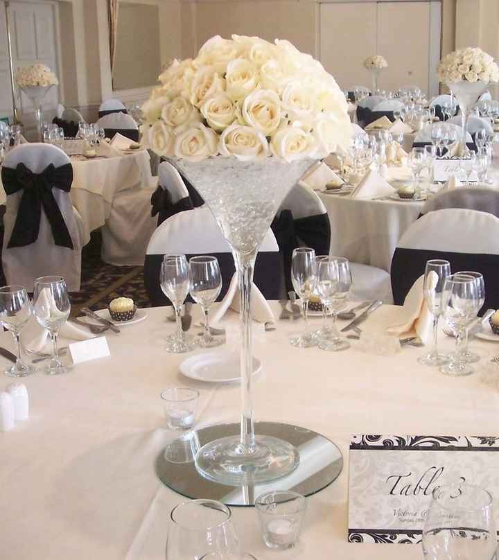 centre de table vas martini