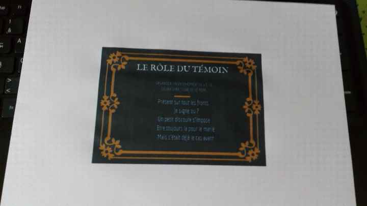 Témoin demande . - 1