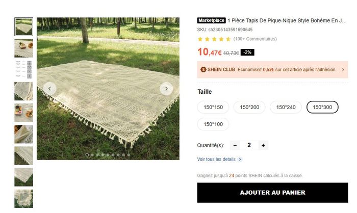 Tapis table d'enfants 1