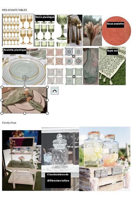 Mes achats pour la table des enfants 1