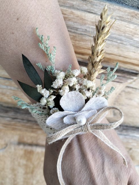 Essai bracelet demoiselle d honneur Diy 6