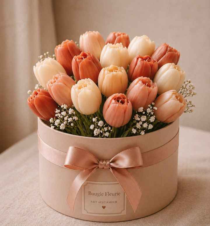 coffre + bouquet bougie - 1