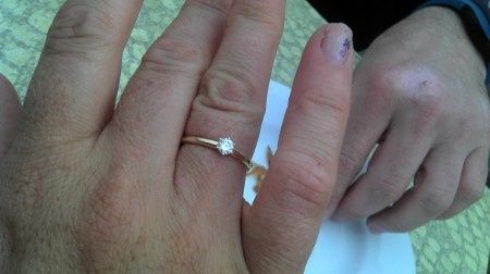 la bague de fiançailles