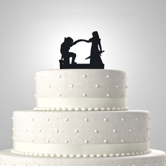 Cake topper Zelda et Link