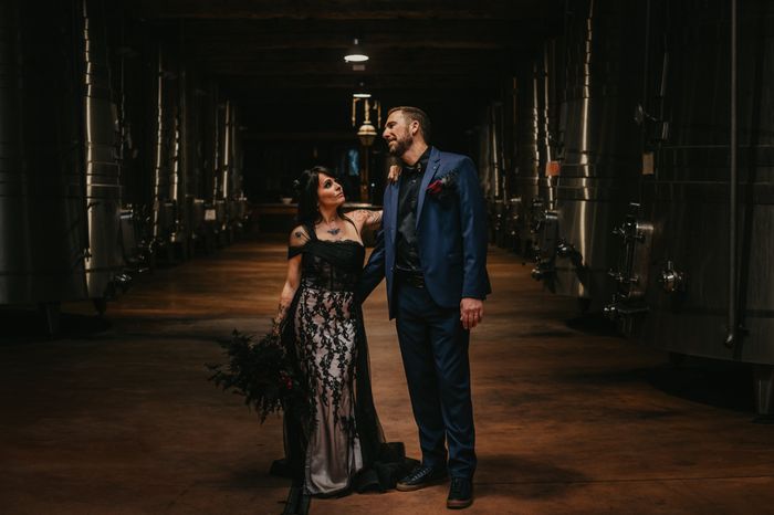 Mariage style gothique - 1