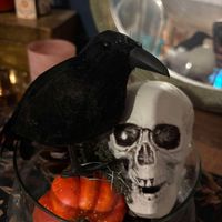 deco table et arche avec corbeau