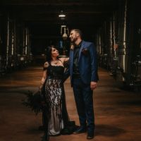 Mariage style gothique - 1