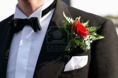 boutonnière de mon homme